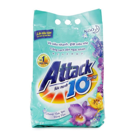Bột Giặt Attack Hương Tình Yêu Nồng Nàn (3.8 kg)