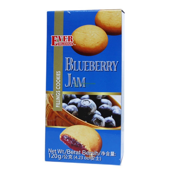 Bánh Quy Nhân Mứt Việt Quốc - Blueberry (120g)