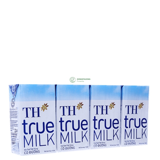 TH True Milk có đường 110ml