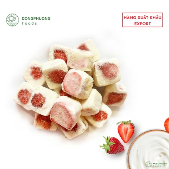 DÂU TÂY SỮA CHUA SẤY THĂNG HOA
